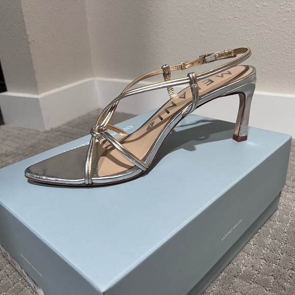 Antonia Melani Silver Heels - Picture 3 of 5